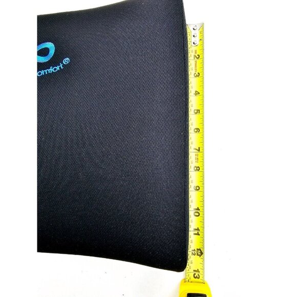 Everlasting Comfort Orthopedic Black Seat Cushion Memory Foam Tailbone Back Pain - Picture 6 of 7